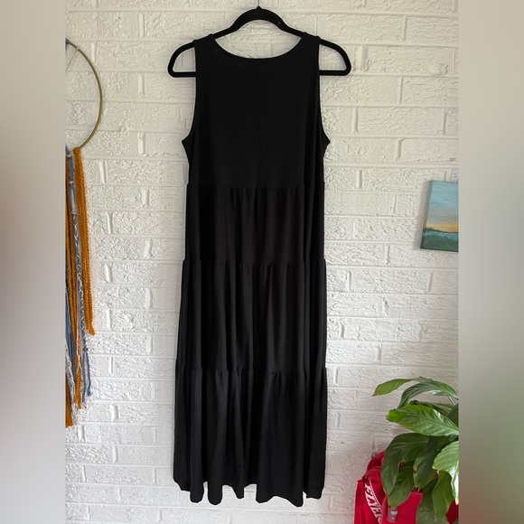 69. New WOT black tiered tank dress by Zenana - Picture 4 of 6
